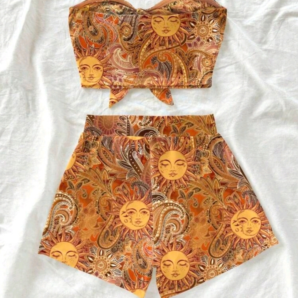 Soleia Women Two Pieces Outfits - Picture 2 of 7
